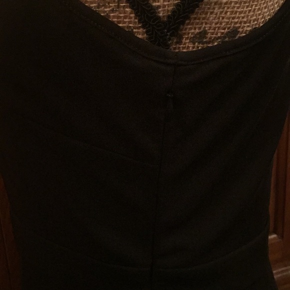 Ann Taylor Black Spaghetti Strap Dress Size 6 - Picture 6 of 8